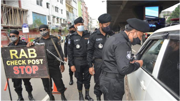 ৯ম দিনে বিধিনিষেধ অমান্য করায় র‌্যাবের ৫ লাখ টাকা জরিমানা